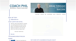 Desktop Screenshot of coachphil.com