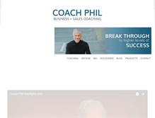 Tablet Screenshot of coachphil.com